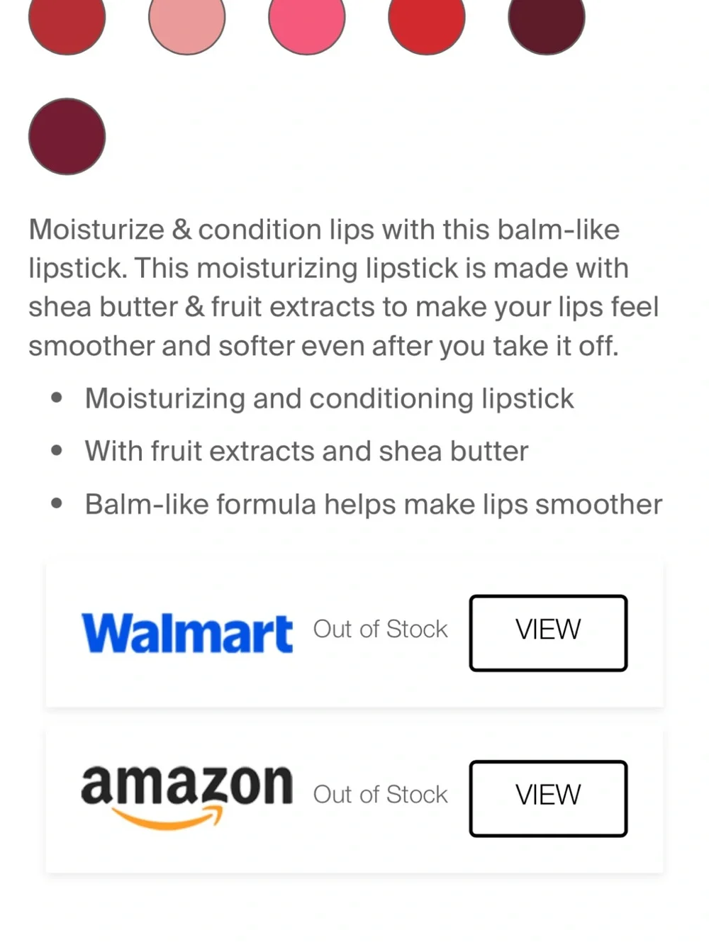 (5) Neutrogena MoistureSmooth Lip Balm Color Sticks- #110 ALMOND NUDE